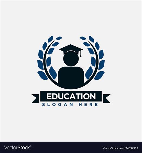 Education Logo Design Modern Template University Vector Image