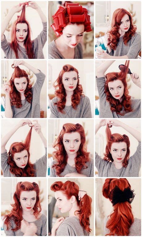 Easy Vintage Hairstyles For Long Hair Style And Beauty