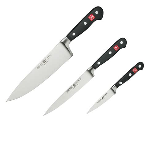 Wusthof Classic Cooks Knife Set 3 Piece 2752d Save 34