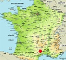 Montpellier Karte