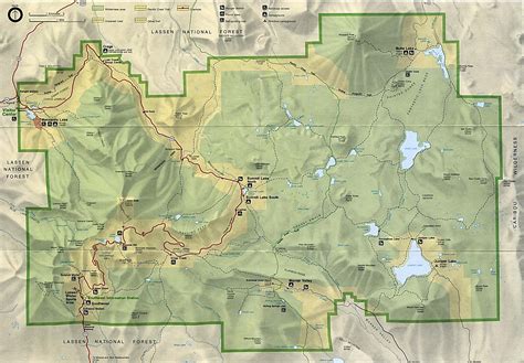 Lassen Volcanic National Park Map Lassen Volcanic National Park • Mappery