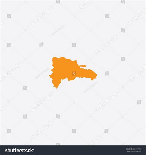 Map Of Dominican Republic Vector Illustration Royalty Free Stock