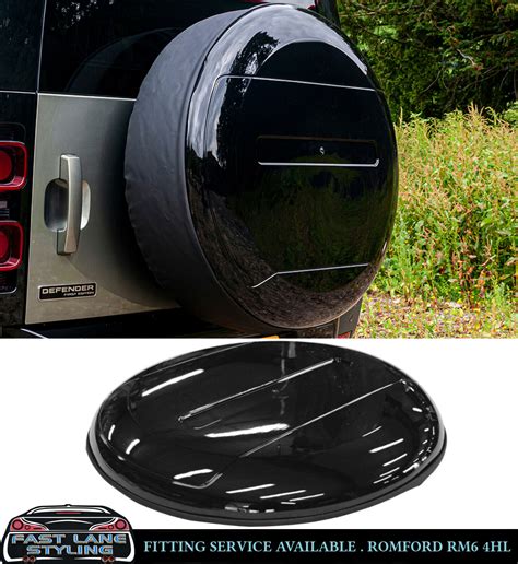 Land Rover Defender 110 L663 Rear Spare Wheel Cover Gloss Black