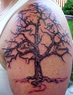 24 ideas de Tatuajes De Árbol Genealógico tatuajes de árbol
