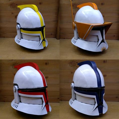 Commander Clone Trooper Helmet Phase 1 Yellow Clone Army Customs