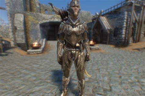 Truly Light Elven Armor Male Replacer Standalone At Skyrim Special Edition Nexus Mods