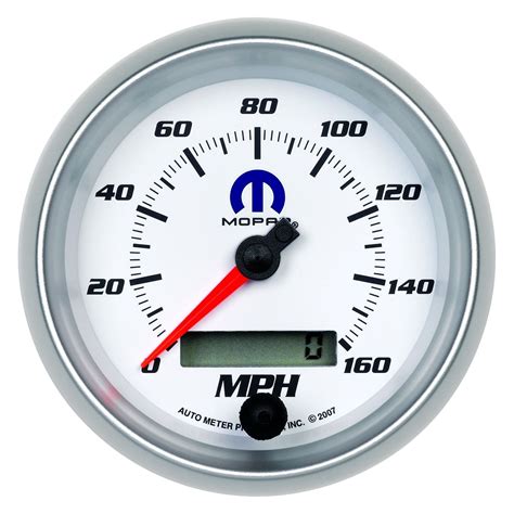 Auto Meter® 880036 Mopar Series 3 38 Speedometer Gauge 0 160 Mph