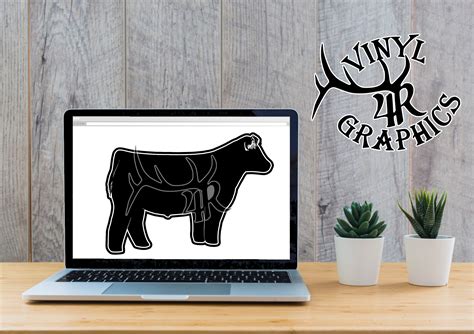 Looking to register and set up a new machine? Digital Download Show Steer Silhouette | Etsy