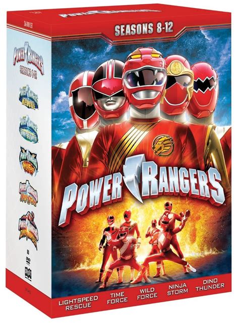 Power Rangers Seasons Eight Twelve Dvd Disc Box