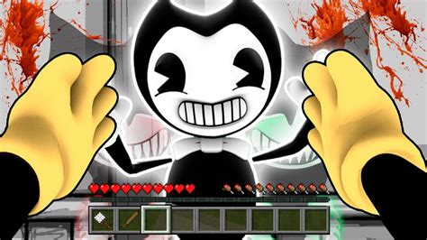 Minecraft Realistic Bendy And The Ink Machine Becoming Bendy And Boris