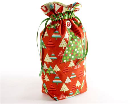 Drawstring Christmas Sacks For You To Sew By Debbie Shore Sewing