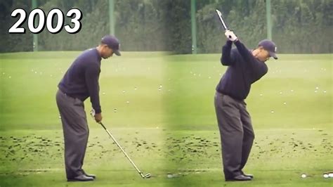 Tiger Woods Golf Swing 2003 Iron And Driver Slow Motion 240fps Hd