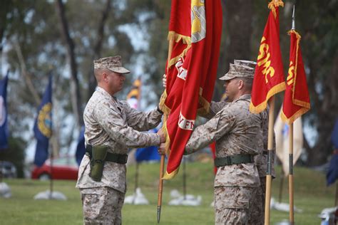 9th Communications Battalion Holds Change Of Command Ceremony