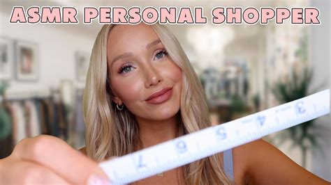 ASMR Back To Babe Personal Shopper Measuring You Fabric Sounds Shoe Tapping