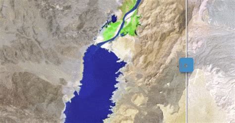 Map In A Minute Explore Historic Low Water Levels In Lake Mead Using