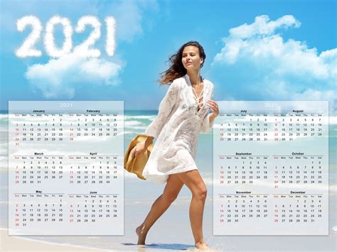 Wallpaper Id 873775 Beach 2021 Calendar 4k Free Download