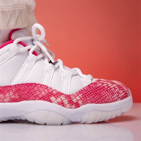 Where To Buy The Air Jordan 11 Low Wmns Pink Snakeskin