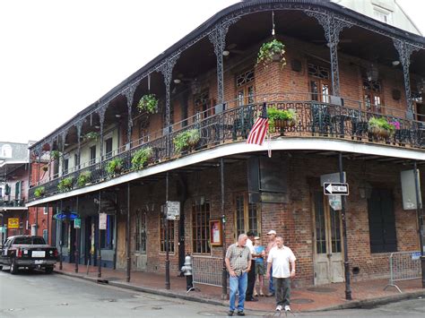 Lots Of Wrought Iron In New Orleans Architecture American