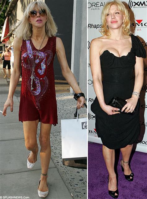 Skeletal Courtney Love Takes Dieting To Extreme Daily Mail Online