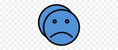 Blue Sad Face Clip Art Frowny Face Clip Art Flyclipart