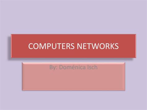 Ppt Computers Networks Powerpoint Presentation Free Download Id