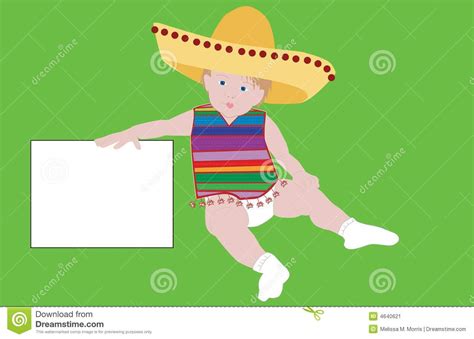 Mexican Baby Stock Illustration Illustration Of Holds 4640621