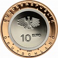 10 Euro Gedenkmünze Deutschland 2020 PP - An Land - G Karlsruhe, 39,00