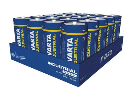 Varta Industrial Alakaline D Size Batteries 20 Pack Shop Today Get