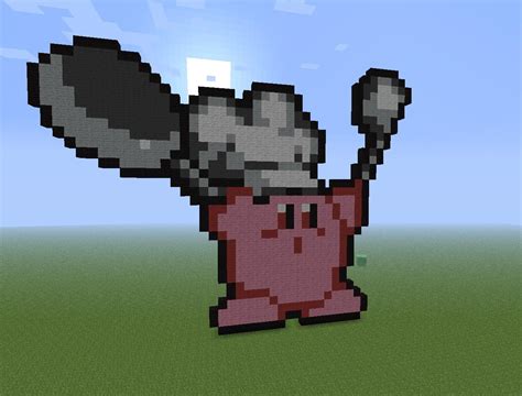 Kirby And The Amazing Mirror Pixel Art Minecraft Map