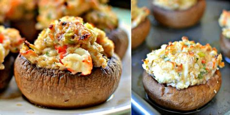 Crab Stuffed Mushrooms A Creamy Seafood Lovers Delight Perfect Appetizers Appetizers Easy