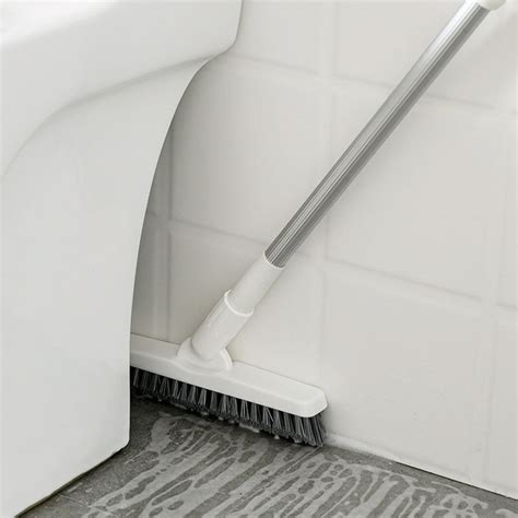 Floor Scrub Brush Telescopic Tile Scrubber Corner Crevice Cleaning