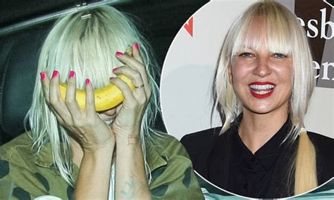 Sia Furler Hides Face With Banana Showing Bizarre Arm Drawings Daily