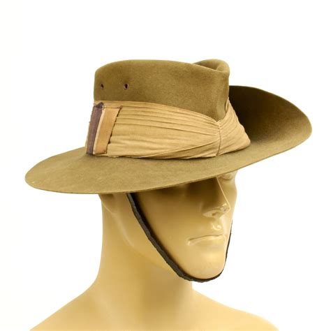 Original Wwii Australian Slouch Hat International Military Antiques