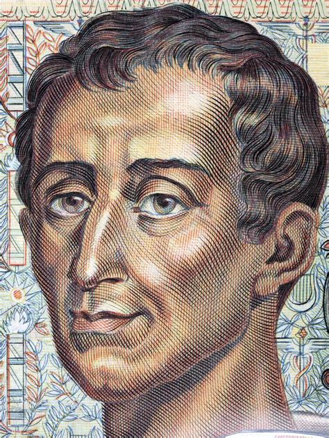 Montesquieu Portrait Stock Photo Image Of Franc Letters 110006318
