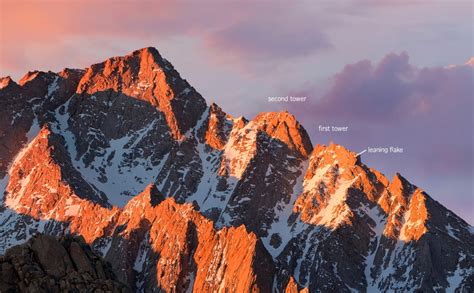 Osx High Sierra Wallpaper Annotated Macbook Mountain