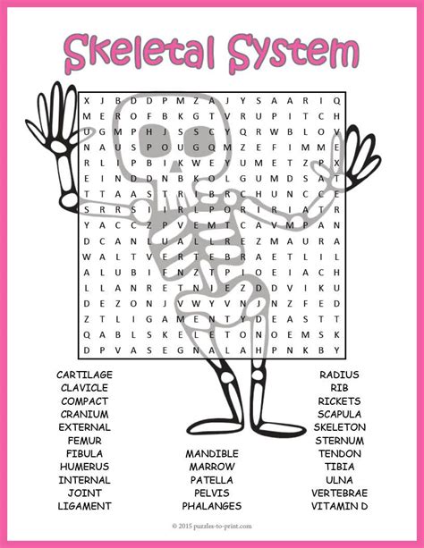 Complete the crossword, then click on check to check your answer. The 25+ best Skeletal system worksheet ideas on Pinterest | Skeletal system, Skeletal system ...
