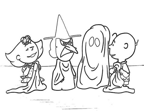 Free Printable Charlie Brown Halloween Coloring Pages At Getcolorings