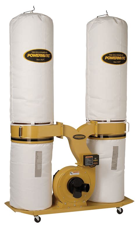 Powermatic Pm1900tx Bk3 Dust Collector 3hp 3ph 230460 Volt 30 Micron