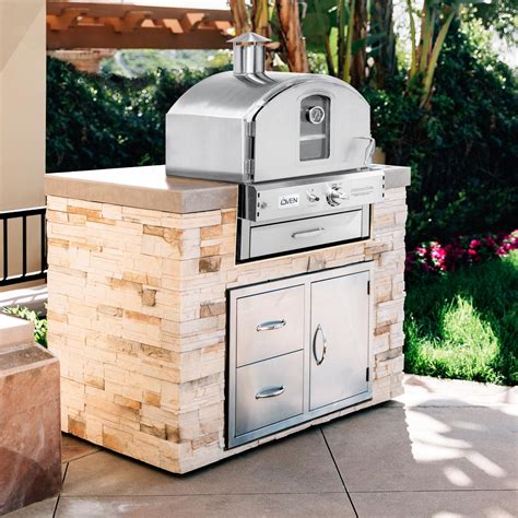 Summerset Built In Countertop Natural Gas Outdoor Pizza Oven Ss