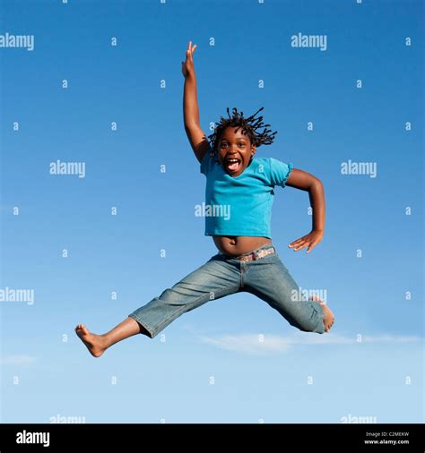 Girl Jumping In Air