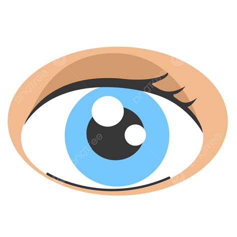 Eyes Illustration White Transparent Cartoon Eye Illustration Gambar