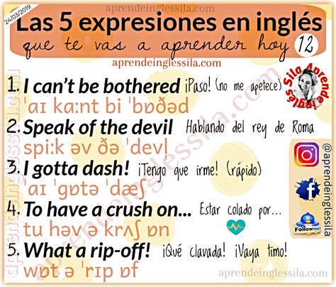 100 Expresiones Coloquiales En Inglés Pdf Gratis Y Vídeo