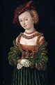 Art Reproductions | Portrait of a Young Woman 1 by Lucas Cranach The ...