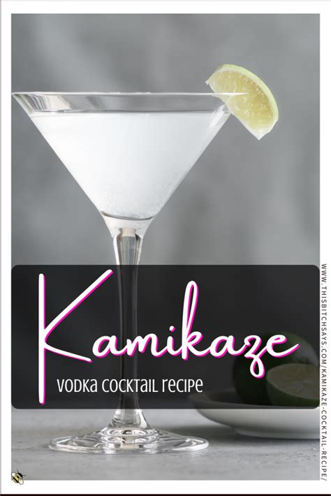 kamikaze cocktail recipe {vodka 199 cal} this bitch says