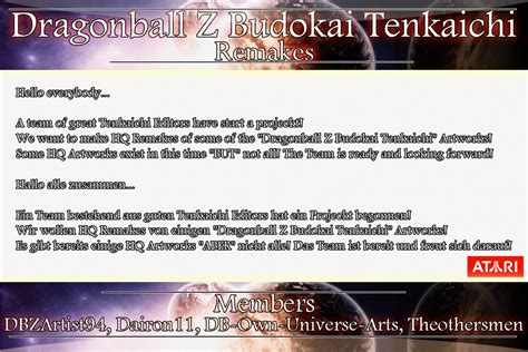 Dragonball Z Budokai Tenkaichi Remakes By Dbzartist94 On Deviantart