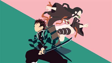 Tanjiro And Nezuko Demon Slayer Kimetsu No Yaiba By Dingier Anime