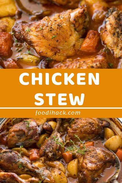 CHICKEN STEW (With images) | Stew chicken recipe, Chicken crockpot recipes, Chicken stew