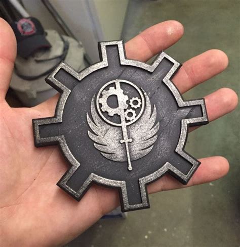 Fallout Brotherhood Of Steel Vault Symbol By Forgefieldprops Fallout