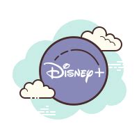 Disney Plus Icon In Doodle Style