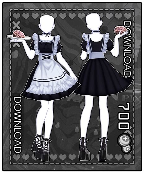 Mmd Maid Outfit Download By Riariirii On Deviantart